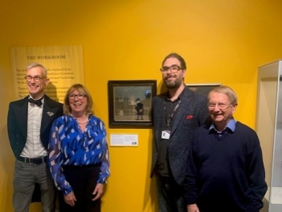 The Amelia Scott Welcomes Rare George Smart Collage: Old Bright the Postman The Amelia Scott Welcomes Rare George Smart Collage: Old Bright the Postman